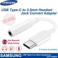 SAMSUNG Type C to 3.5mm Jack Headphone Adapter Converter Mic & Call Cable AUX Earphone For Oneplus google Galaxy S10 Note 10 A90 A80 A60 A8S. 