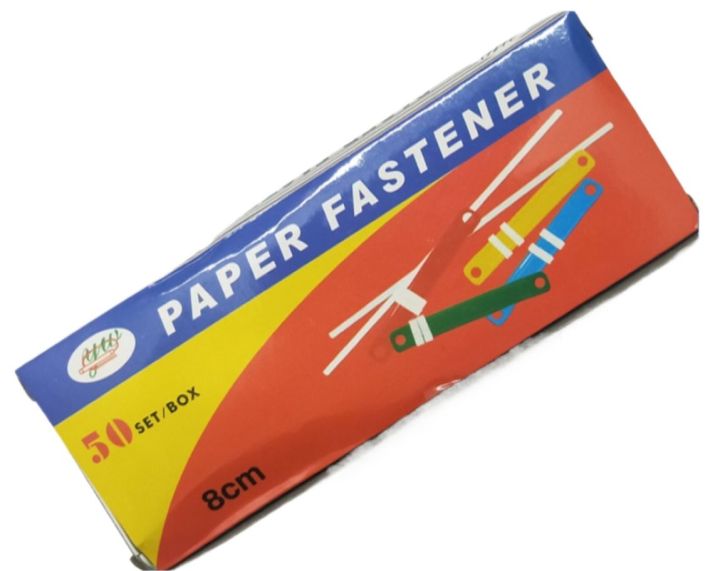 Paper Fastener, File Clips, Clips Inside File, 50 Set/Box 8cm, ITEM NO. 2008,