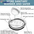 Skinny Tumbler Lid Transparent Spill Proof 20oz Tumbler Cover. 
