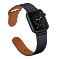 Leather Watch Band For Apple Watch Ultra 49mm&Watch Ultra 2 49mm / Series 9&8&7 45mm / SE 3&SE 2&6&SE&5&4 44mm / 3&2&1 42mm. 