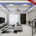 Gift City Blue Mirror Tile Stickers | Self-Adhesive Acrylic Wall Décor | DIY Home Decoration – 5/10/20/40/80 Pcs (60x60mm). 