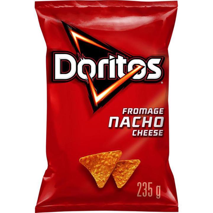 Doritos Nacho Cheese Tortilla Chips 235g Pack