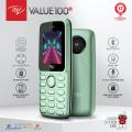Itel Value 100s Dual Sim - Auto Call Recording - SD Card Support Bluetooth LED Torch Box Pack 1 Year Warranty. 