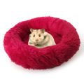 Hamster Mat Arctic Velvet Warm Round Shape Cushion Rabbit Parrot Pet Nest Pad. 
