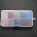 300 Pcs Glass Beads, 8mm 10 Color Beads Crystal Beads. 
