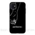 Girls Bff Best Friends Forever Black Soft Phone Cases Cover For iPhone 14 11 12 13 15 PRO X S MAX XR 7 8Plus Cute Couple Capinha. 