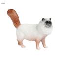 Realistic Cat Figurines Small Animals Figures Cat Model Ornaments for Landscape. 
