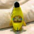 Cross-border hot selling banana cat voice ragdoll doll pendant crying cat plush toy doll keychain wholesale. 