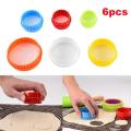 Pack of 6 Round Cookies Cutter. 