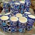 Blue Pottery Coffee & juice Mug Ceramic Multani /  Home decor / handicrafts. 