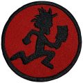 Insane Clown Posse Red Running Hatchet Man Embroidered Iron On Sew On Badge For Applique. 