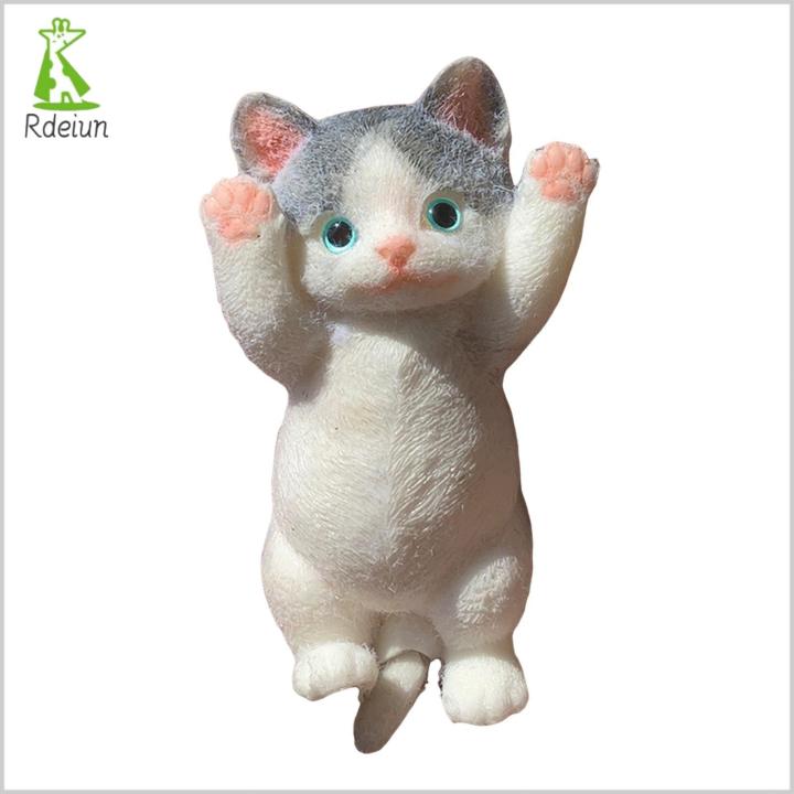 Fidget Cat Toy Soft Cat Stress Relief Toy for Kids Adults Squeeze Anxiety Fidget Ball for Sensory Play Cute Animal Pinch Toy for Teens Calming Kitten Toy for Stress Relief Stretchy Cat Toy