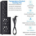 Base Support For Sony Playstation Play Station PS 4 PS4 Pro Slim Stand Control Cooler Cooling Fan Game Console Accessory Holder. 