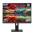 Acer B227Q 22" Full HD IPS Business Monitor – 1920x1080 Resolution, 75Hz Refresh Rate, Frameless ZeroFrame Design, Height Adjustable Ergonomic Stand, Pivot/Swivel/Tilt, Built-in Speakers, VGA + HDMI + DisplayPort, VESA Mountable, BlueLightShield & Flick. 