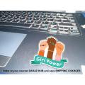 Girl Power Stickers for Laptop - Stickers for girls - Aesthetic Art Stickers -for mobile back, Laptop, dairy and for decorating your stuff and making them look more attractive - Girl Power Stickers for Mobile. 