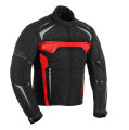 Motorbike Red Jacket Minarat’s  Men Waterproof Textile Biker Armoured CE Cordura. 