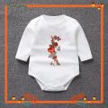 Baby Print Ubrania z długim rękawem Baby Romper Niemowlęcy Romper Niemowlęcy Kombinezon Dziecięcy. 