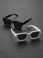 Eldorado New Classic Square Frame Sunglasses for Women & Men| Vintage Small Square Sunglasses|Glass Lens. 