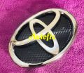 Toyota Belta front Plastic logo Black color 01 Piece. 