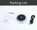 Qi Wireless Charger Pad Compatible with All Wireless Charging Devices. 