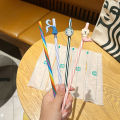 Starbucks straw special star to send redemption activities to replace straw mermaid bear accessories rainbow limited gift. 