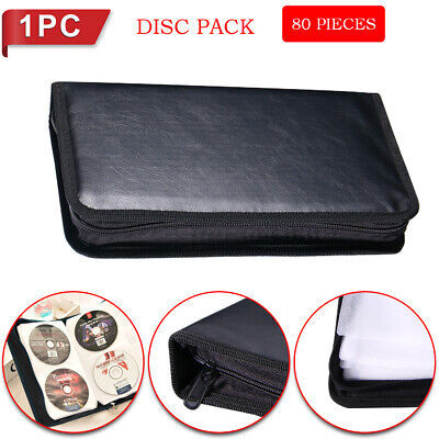 CD DVD VCD Storage Case Bag Organizer Holder, cd storage bag,cd storage case / 80 Disc Large Capacity Portable CD DVD Bag /  Portable Bag