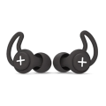 1Set Anti Noise Silicone Earplugs Waterproof Swimming Ear Plugs Black for Sleeping Diving Surf Soft Comfort Ear Protector. 