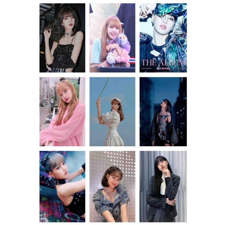 Lisa Blackpink Kpop Photo Cards -Pack of 9