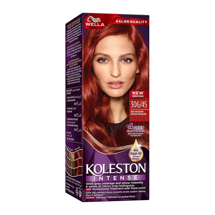 Wella Koleston Hair Color Creme 306/45 Red Passion