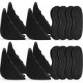 OIMG 4 Pairs Of Shoe Padding And 4 Pairs Of Heel Grip Padding  Adjustable Shoe Pads  Soft Sponge  Big Toe Plug  Foot Support Pad  Men'S And Women'S Lightweight Flat Sneakers  Black. 