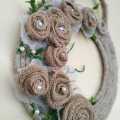 HiddenCraft ZM, Beautiful Handmade Wall Hanging, Amazing Jute Wall Hanging Craft, Jute & Burlap Wall Décor, Perfect Gift for Loved ones.. 