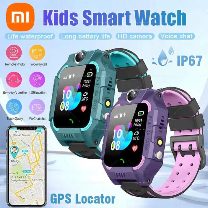 Kids 2G Smart Watch SOS GPS Location Card Call Camera Child SmartWatch ...