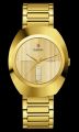 RADO DIASTAR ORIGINAL GOLDEN DIAL WITH DAY & DATE MEN'S WATCH. 