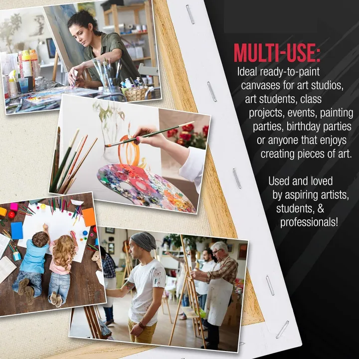 CuztomCraft%20-%203%20Pcs%20-%2024x36%20Primed%20Canvases%20for%20Painting,Canvas%2024%20by%2036%20100%25%20Cotton%20Stretched%20Canvas,%20Art%20Supplies%20for%20Acrylic%20Pouring,24%20by%2036%20Canvas,%20Oil%20Painting%20and%20Watercolor,%20Acid%20Free%20Canvas%20-%20Art%20Panel%20-%20Small%20Canvas%20-%20Artist%20-%20Image%207