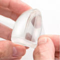 Door Stopper Adhesive Door Holder Transparent Door Stop Home Door Protector. 
