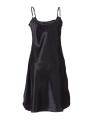 Valerie silky satin Short Nighty adjustable straps lingerie. 