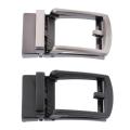Polished Metal Belt Buckle Replacement Automatic Ratchet 35mm Belt Parts. 