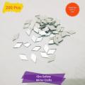 200 Pcs Glass Diamond Shape Mirror Beads Used In Embroidery DIY Crafts. 
