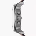 Diesel DZ7314 Leather Strap Wrist Watch (Four Time Zone) For Men. 