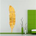 New Acrylic Mirror Wall Leaf | 3D Wall Decoration Items for Home Decoration Items and Bedrooms | 3d Wallpapers Sheets | Decorative Wall Art Design for Rooms | Wall Decor Ideas | Mirror Wall Stickers and Decals | Wall Decore for Offices and for Gift Items. 