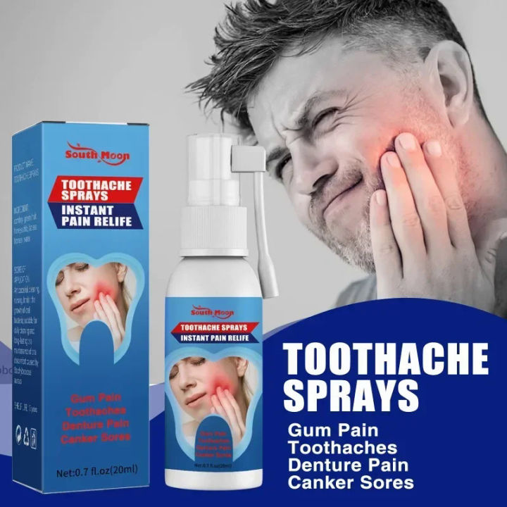 Tooth Pain Relief Spray Teeth Decay Remover Periodontitis Cleaner Treatment swelling gums Toothache inflammation dental caries
