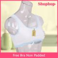SHOPBOP Pack of 3 Teenage Girls Bra Cotton Solid Student Underwear Kids Girls Children Vest Training Bras Tops Wrapped Chest Steel-Free Bra Non Padded. 