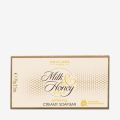 Softening Creamy Soap Bar Milk and Honey Gold. 