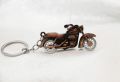 Bike keychain with rotating wheels, Heavy weight Metallic. 