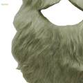 Fake Beard Costume Realistic Halloween Beard Fake Mustaches Cosplay Dress up Gray. 