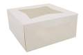 White Window Cake Box 12×12x6 Inch Height /Pack Of 10. 