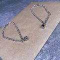 2pcs/Set Magnetic Couples Bracelet for Women Men Minimalist Stainless steel Chain Bracelet for Couples /gift. 