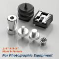 Camera Screw, 22 Pcs 1/4 Inch and 3/8 Inch Converter Threaded Screws Adapter Mount Camera Hot Shoe Mount to 1/4 Set for Camera/Tripod/ Monopod/Light Stand. 