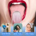 Tongue Scraper Tongue Cleaner U Shape Fresh Breath Care Scraper, Bacteria Inhibiting Non-Synthetic Grip Tongue Cleaning Tool Pack of 1. 