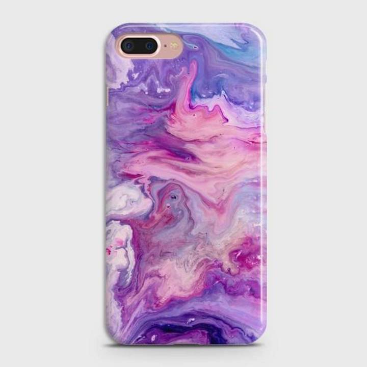 iPhone 8 Plus Cover - SkinLee HQ Hard Case - Chic Liquid Marble - SKINLEE-343-1-14-73